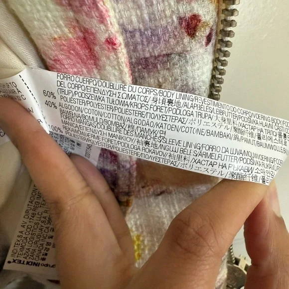 Zara floral Moro jacket size Medium